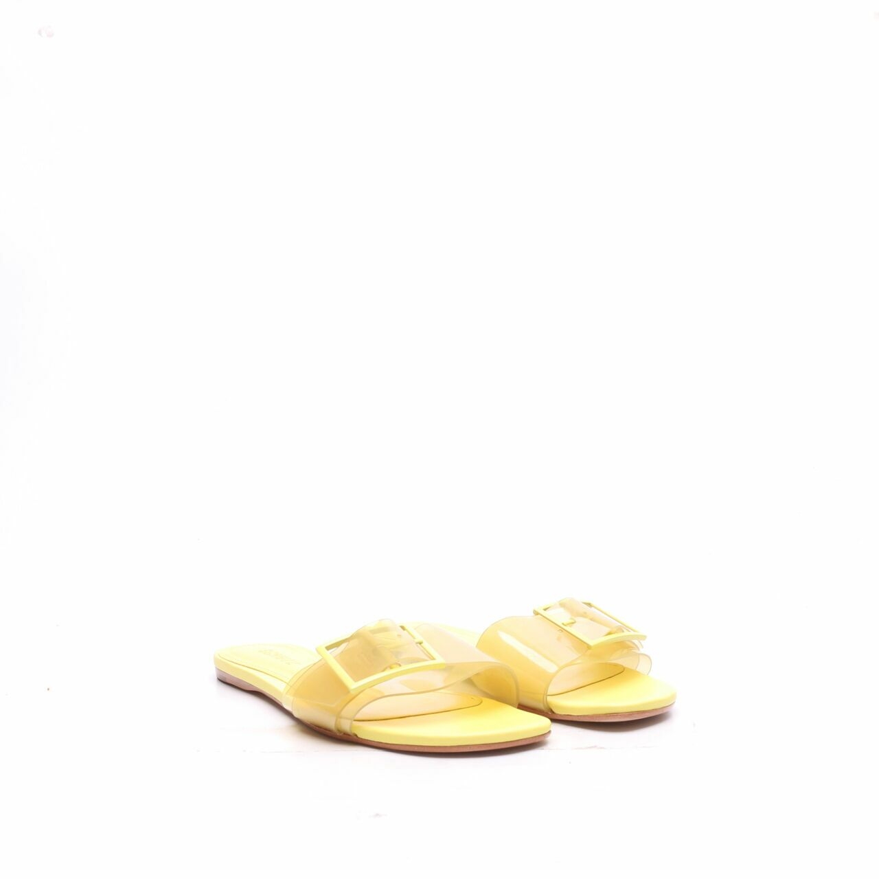 Schutz Yellow Sandals