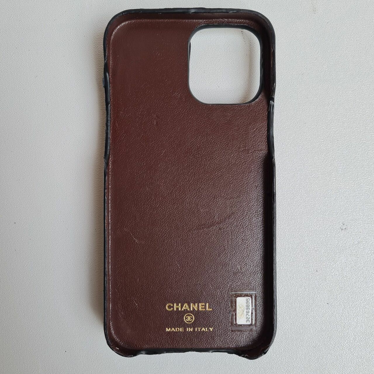 Chanel Black Quilted Phone Case 12 Promax