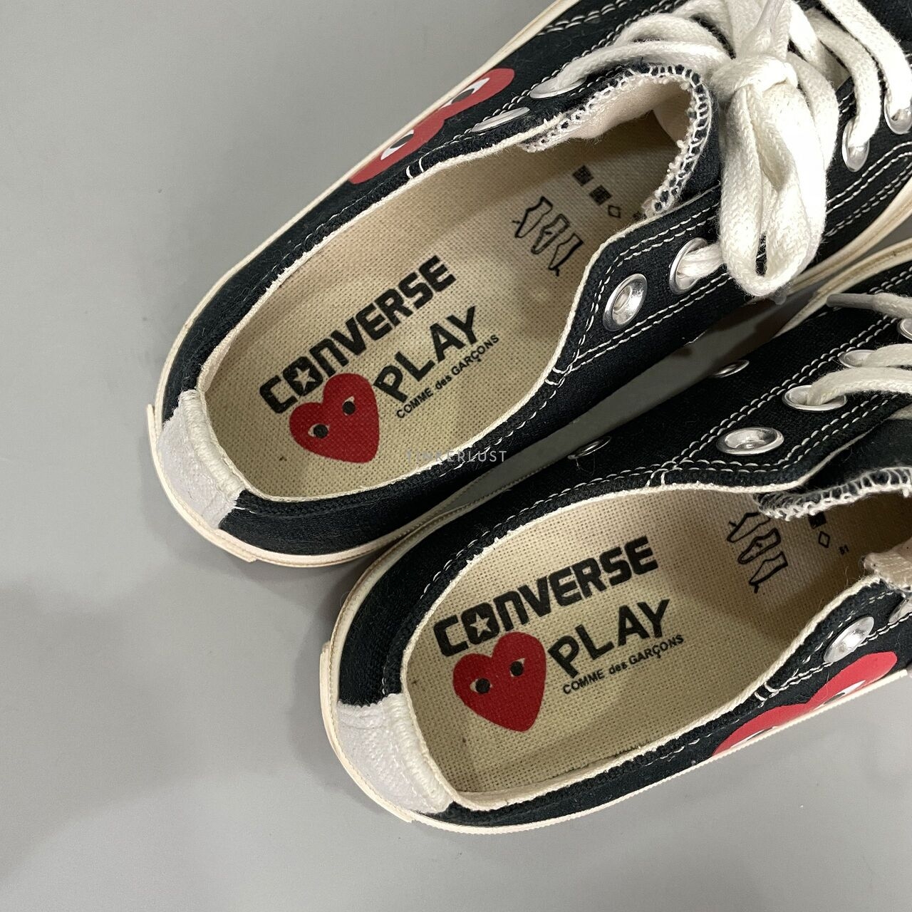 Converse Black CT 70 Low x Play Comme Des Garcons Sneakers