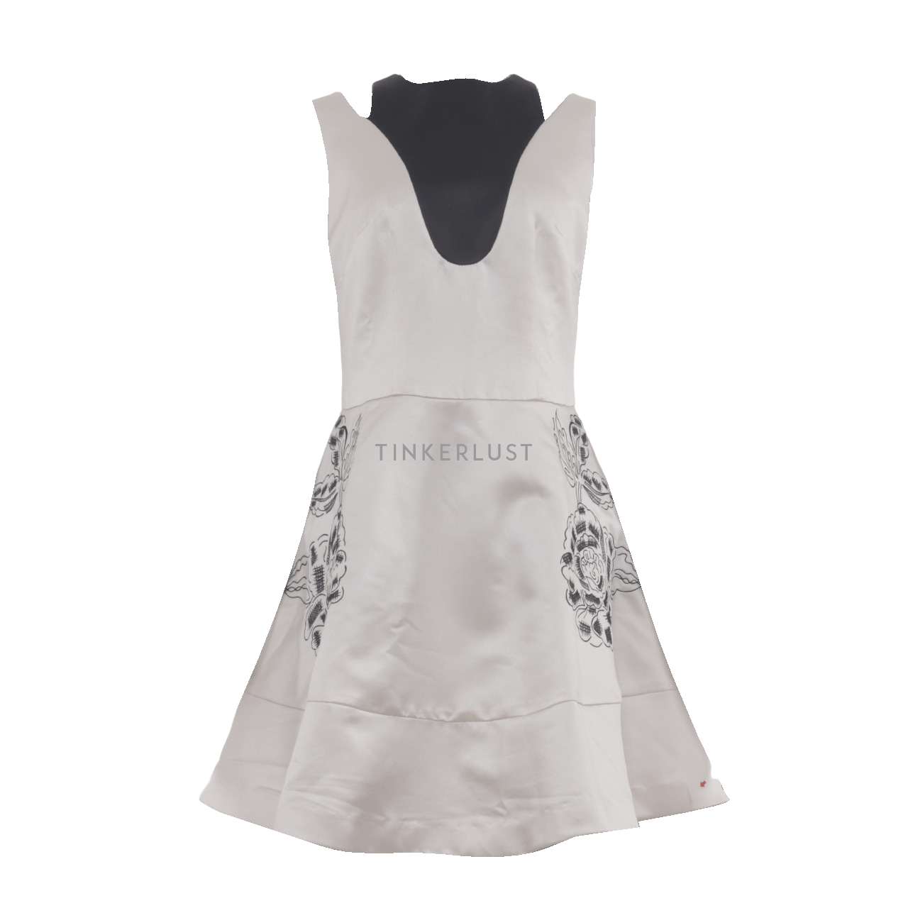 Sissae Black & Ivory Mini Dress