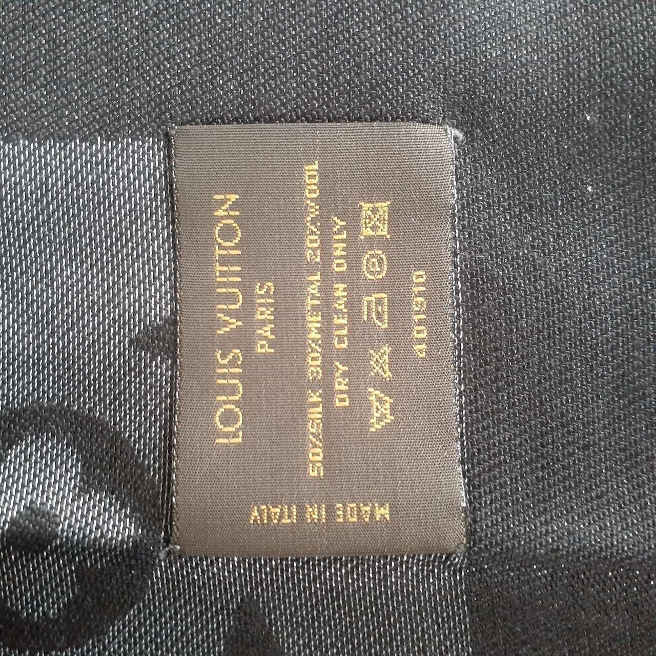 Louis Vuitton Monogram Carbon Scarf