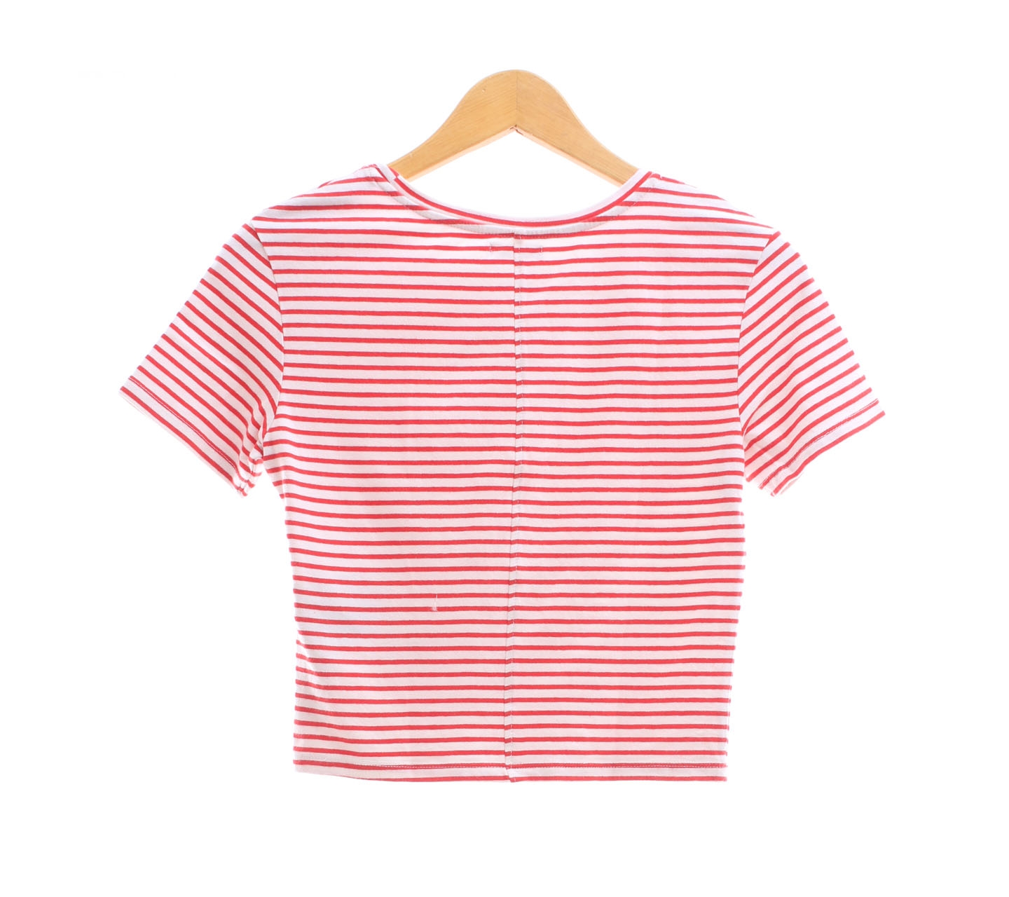 Zara Red & White Striped T-Shirt