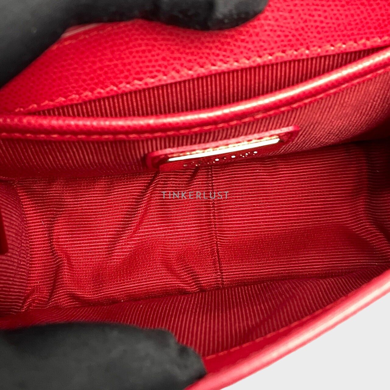 Furla Metropolis Top Handle Mini Red Leater GHW Shoulder Bag