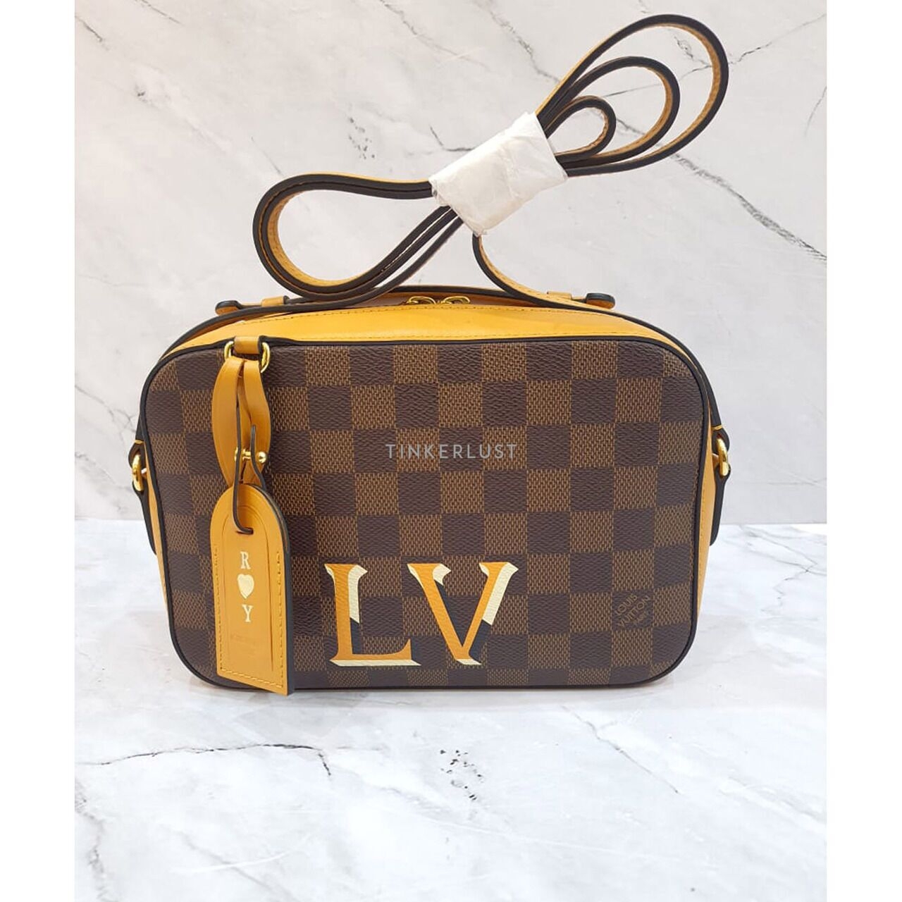 Louis Vuitton Santa Monica Damier Ebene Canvas Sling Bag