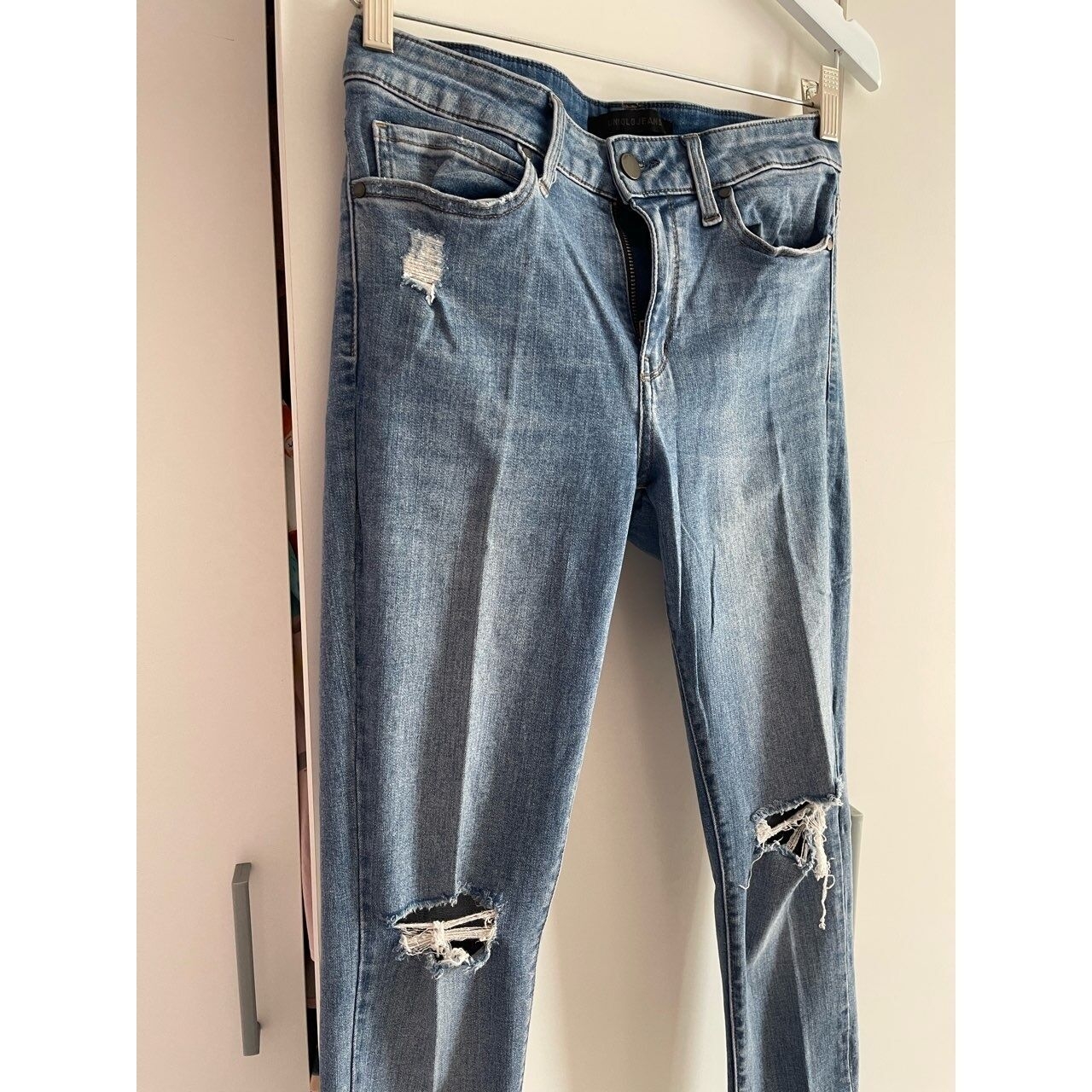 UNIQLO Blue Ripped Jeans Long Pants