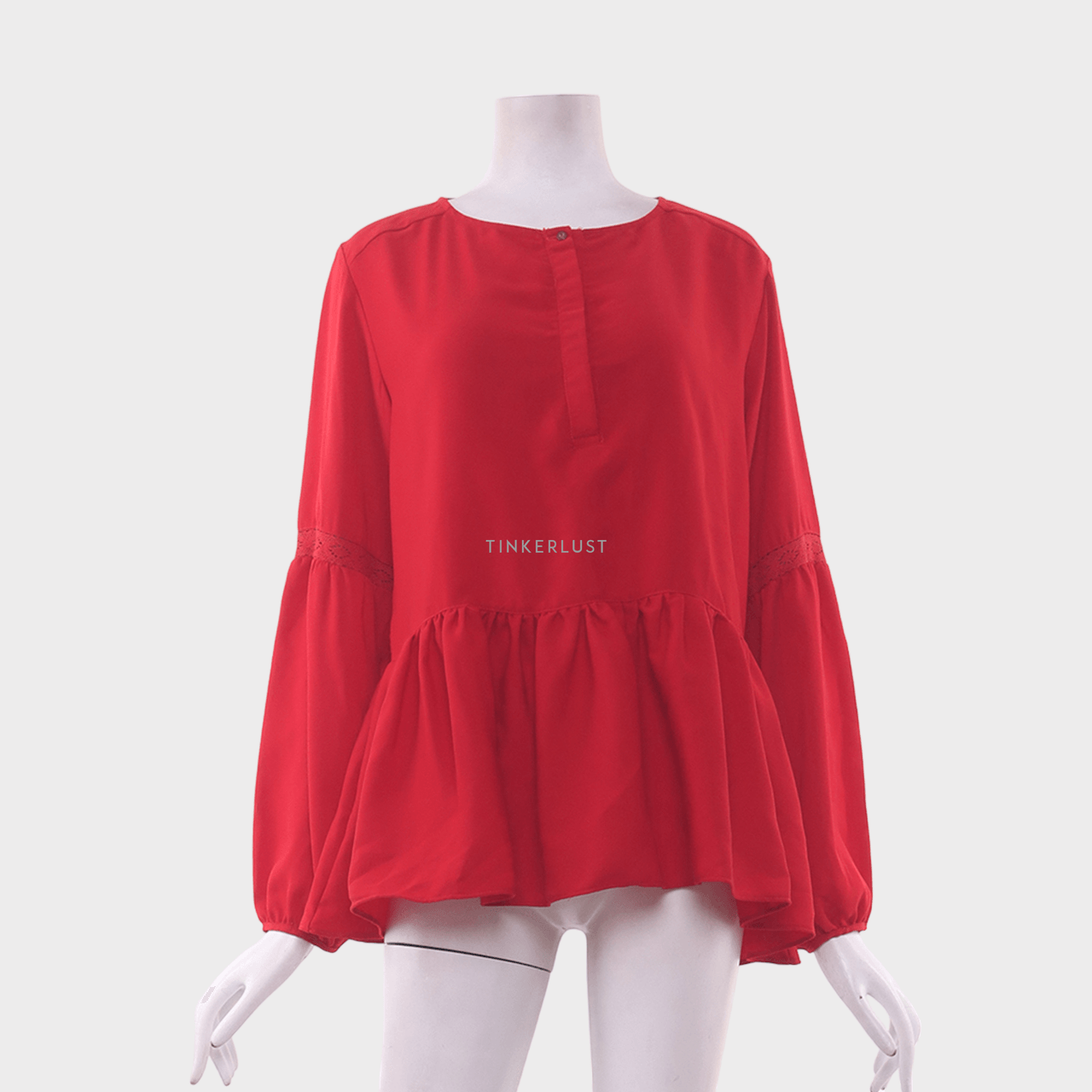 Cotton Ink Red Blouse