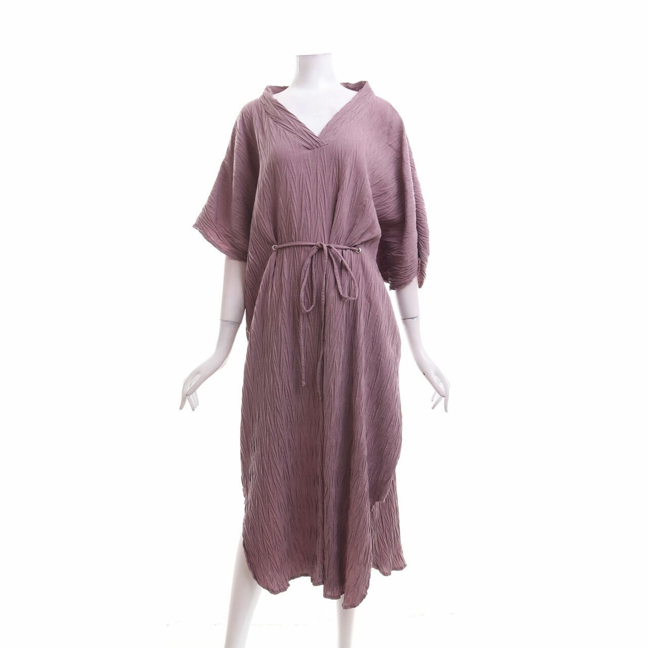 Etni Purple Midi Dress