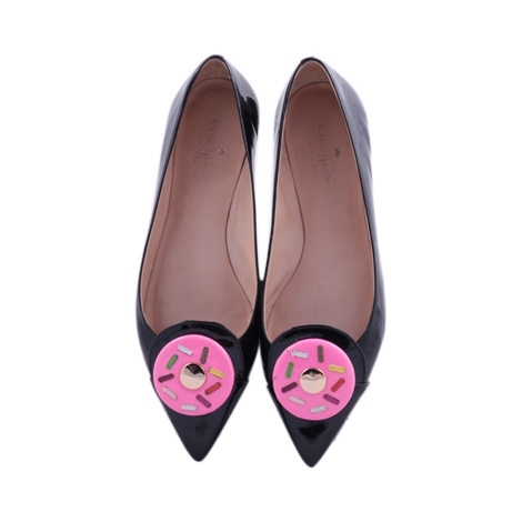 Kate Spade Black Pointed Flats