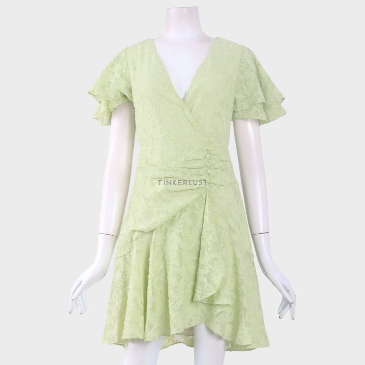 Pomelo. Light Green Mini Dress