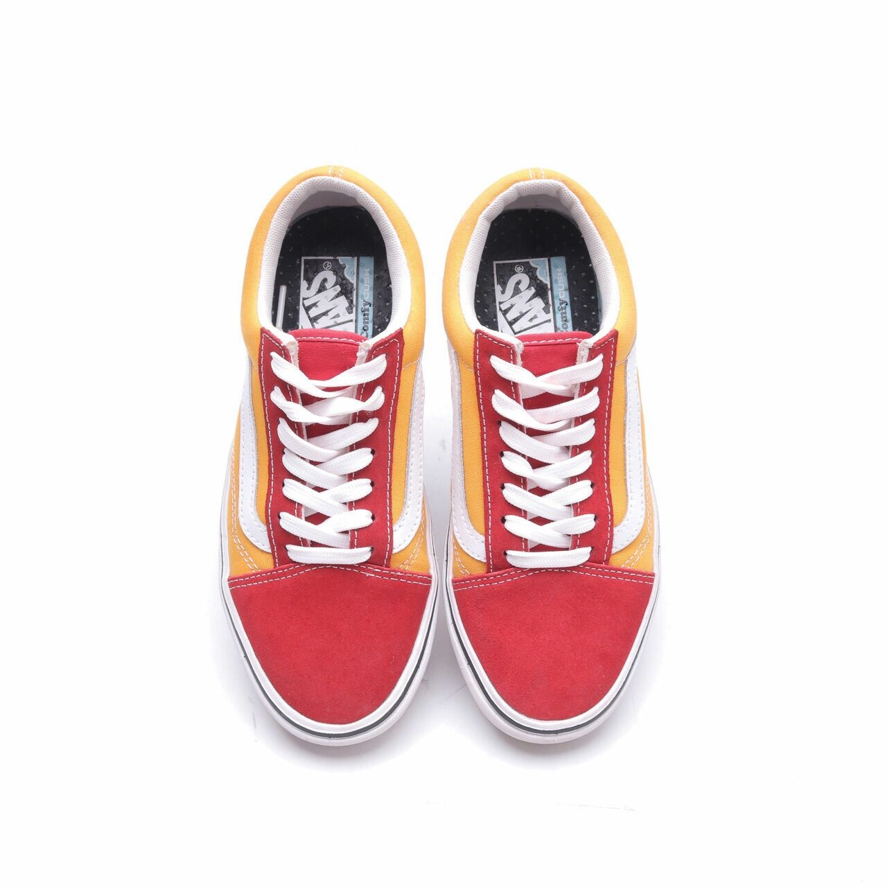 Vans Comfycush Old Skool Red & Yellow Sneakers
