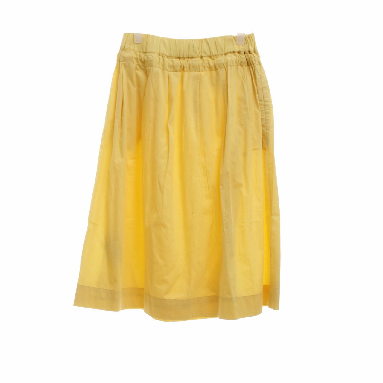 Zara Yellow Midi Skirt