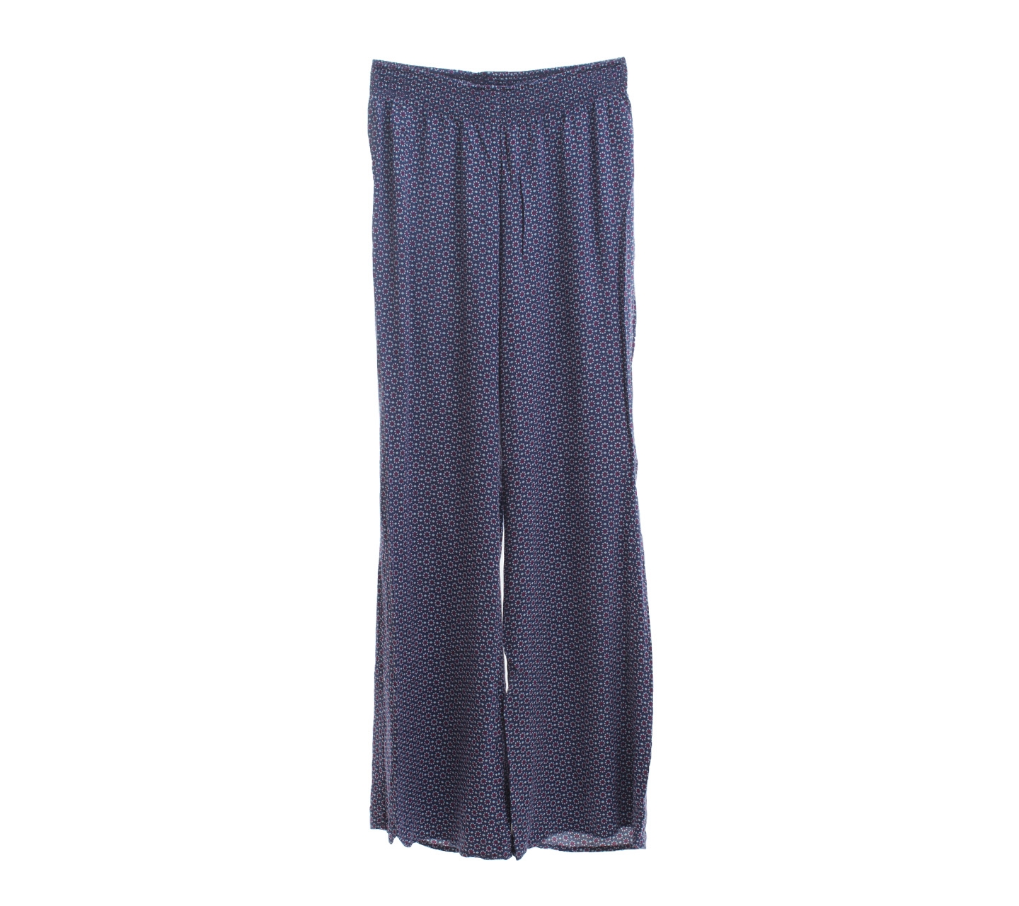 H&M Dark Blue Floral Long Pants