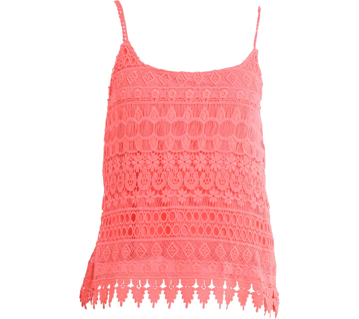Divided Pink Neon Sleeveless