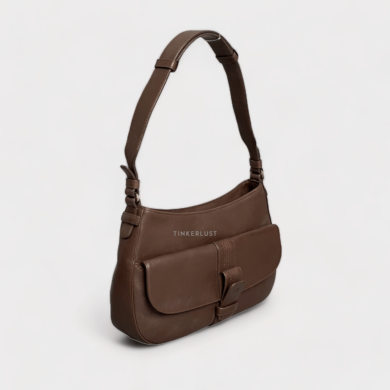Loewe Anagram Vintage Brown SHW Shoulder Bag