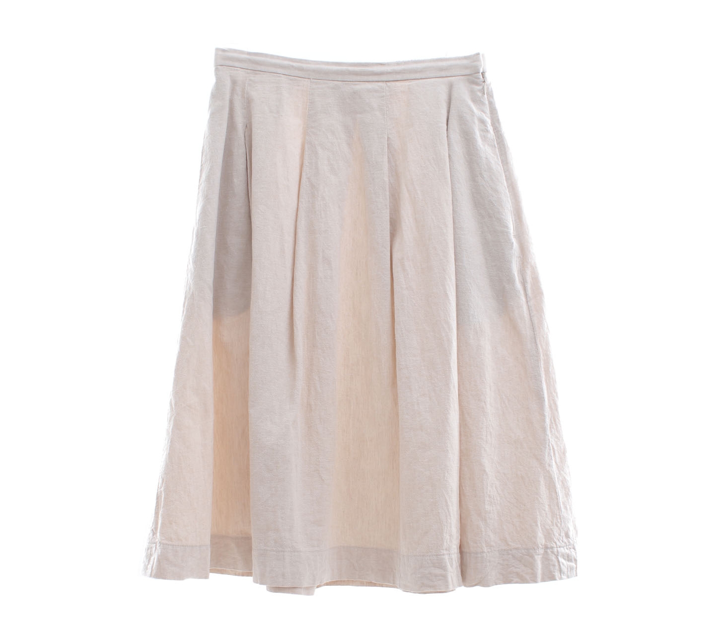 Uniqlo Cream Mini Skirt