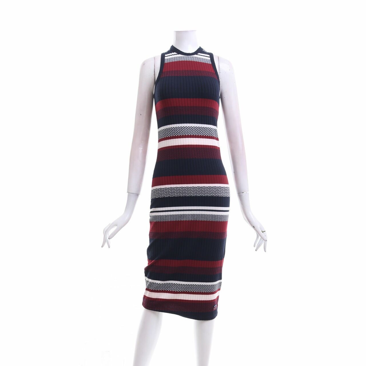 Superdry Multi Stripes Midi Dress