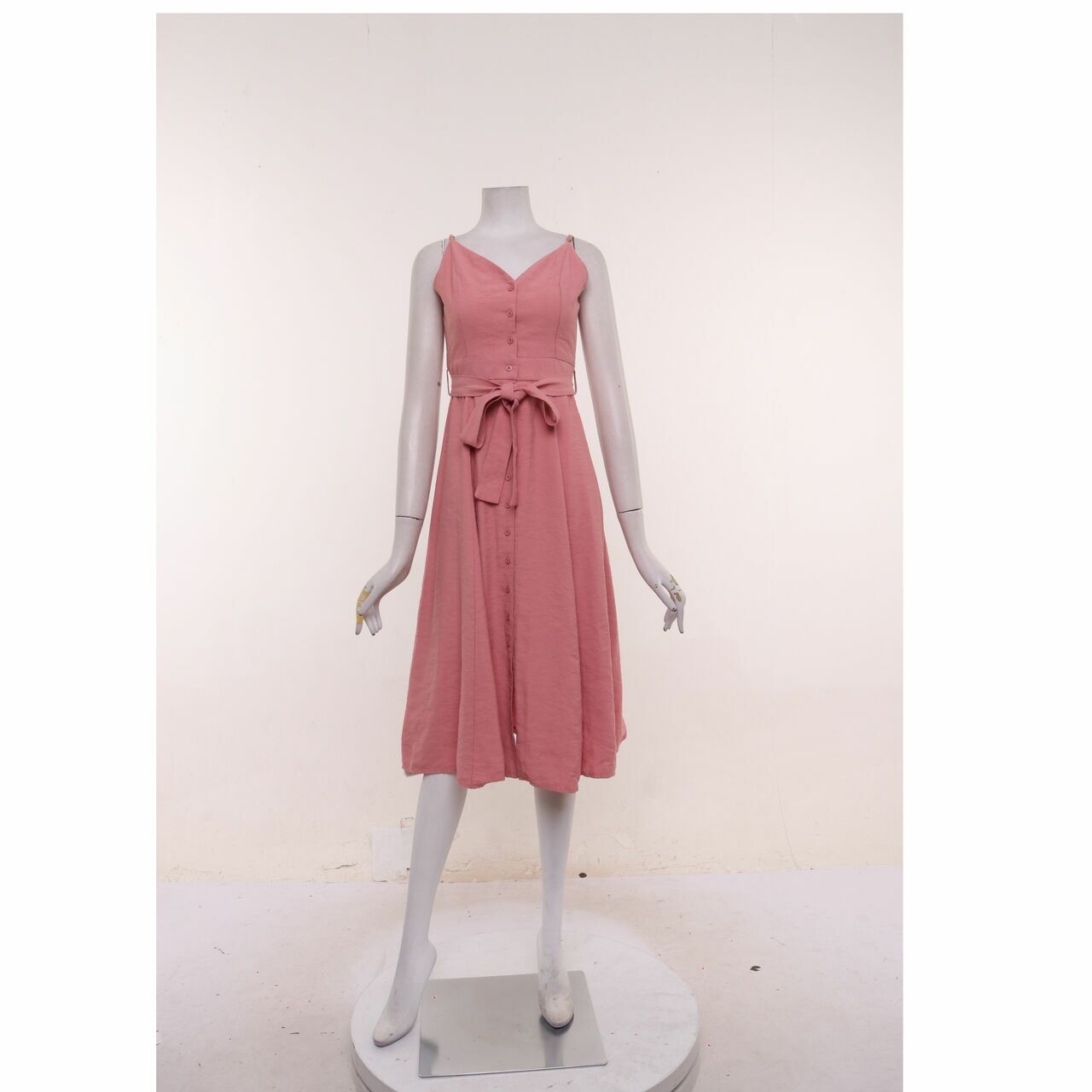 The Editor's Market Pink Midi Dress