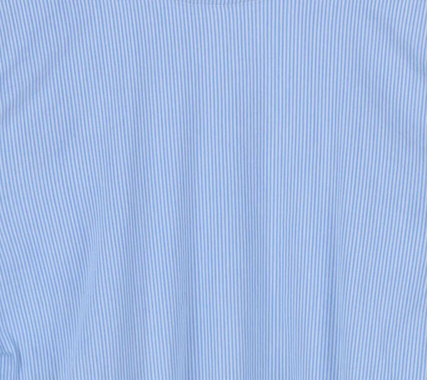 Zara Blue Striped Tied Blouse