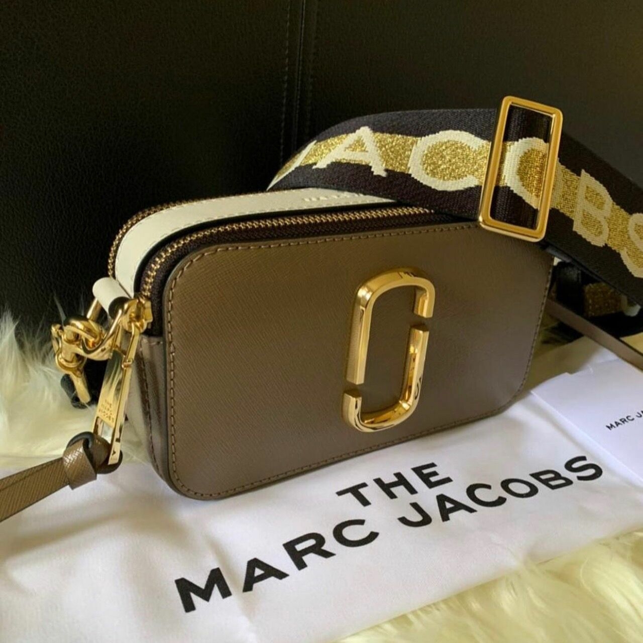 Marc Jacobs French Grey Snapshot Multi