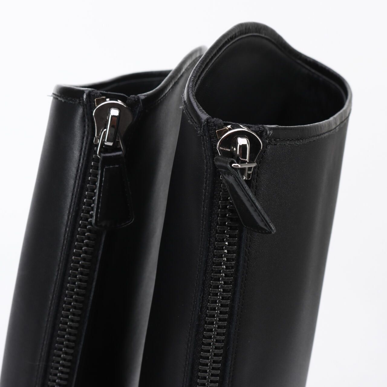 Chanel Leather Riding Boots