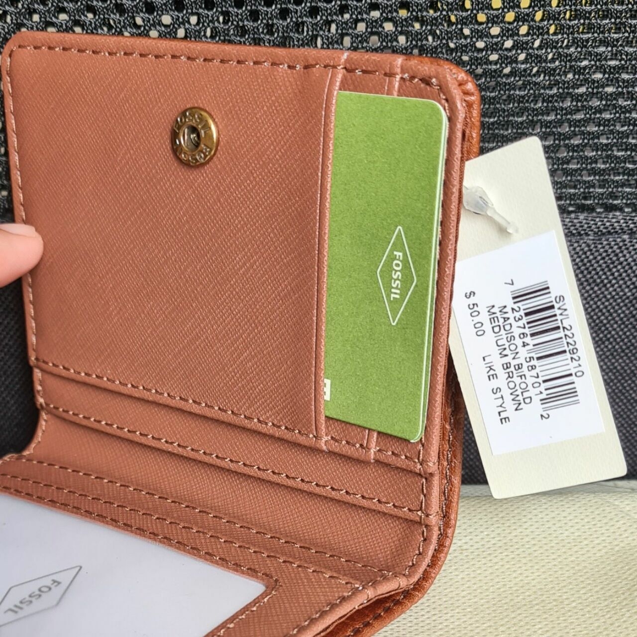 Fossil Maddison Bifold Brown Dompet