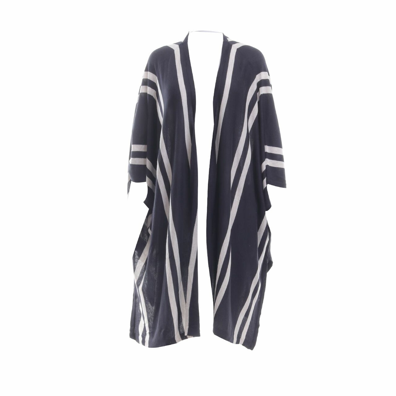 H&M Navy & White Stripes Kimono
