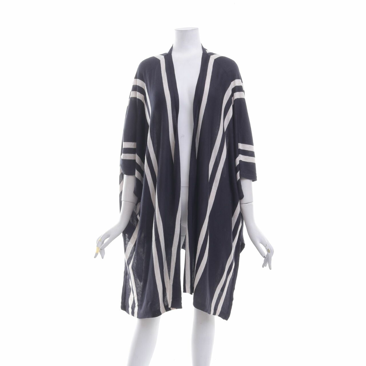 H&M Navy & White Stripes Kimono