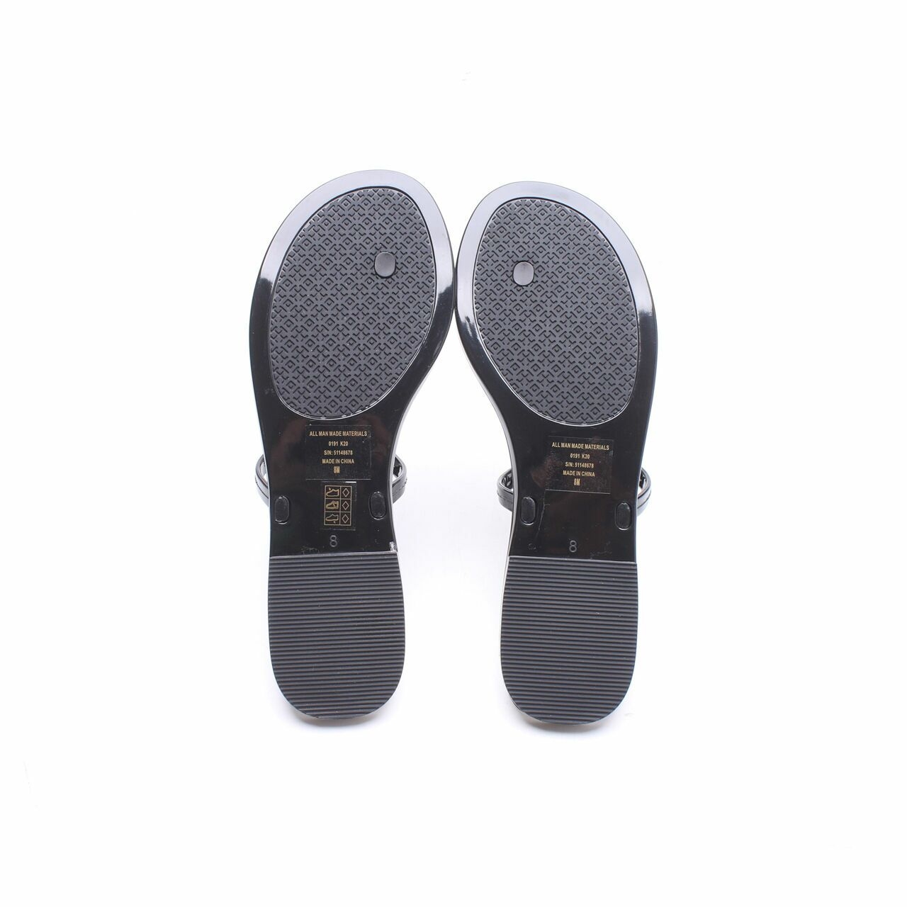 Tory Burch Mini Miller Flat Thong-tpu Perfect Black Sandals