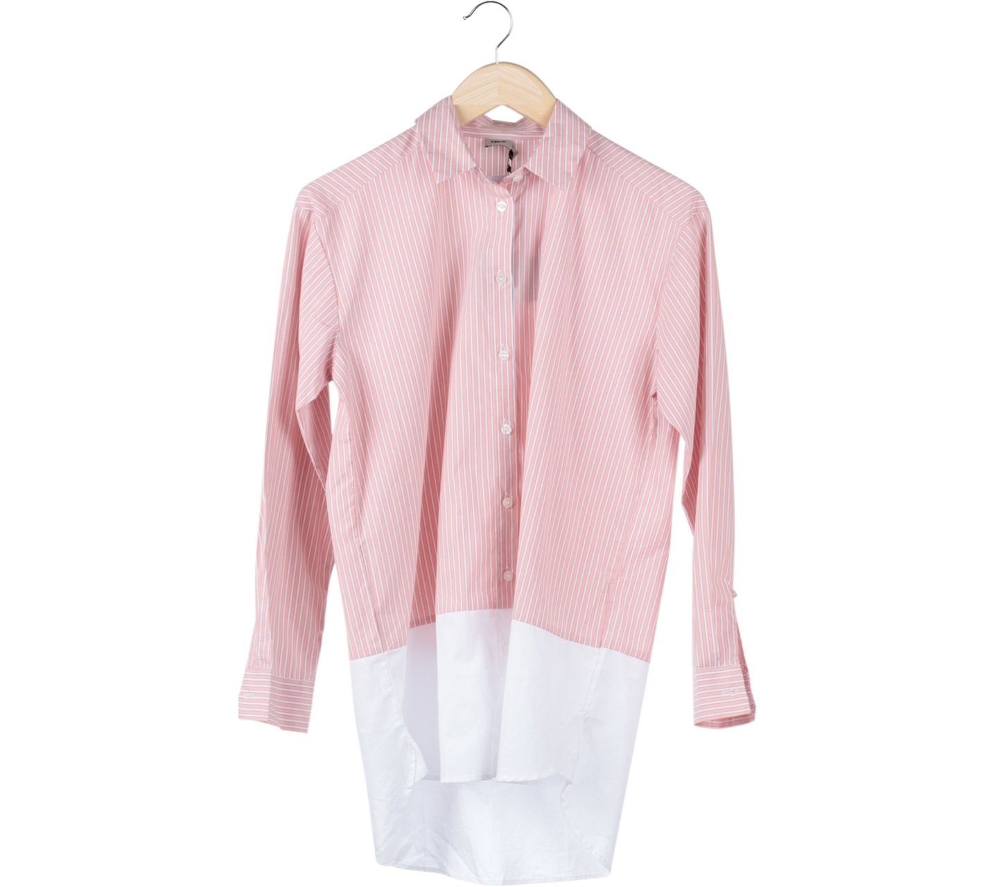 Asos Pink And White Striped Shirt