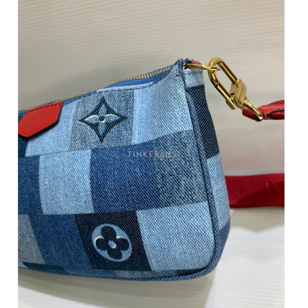 Louis Vuitton Multi Pochette Denim Canvas Blue 2019 Sling Bag