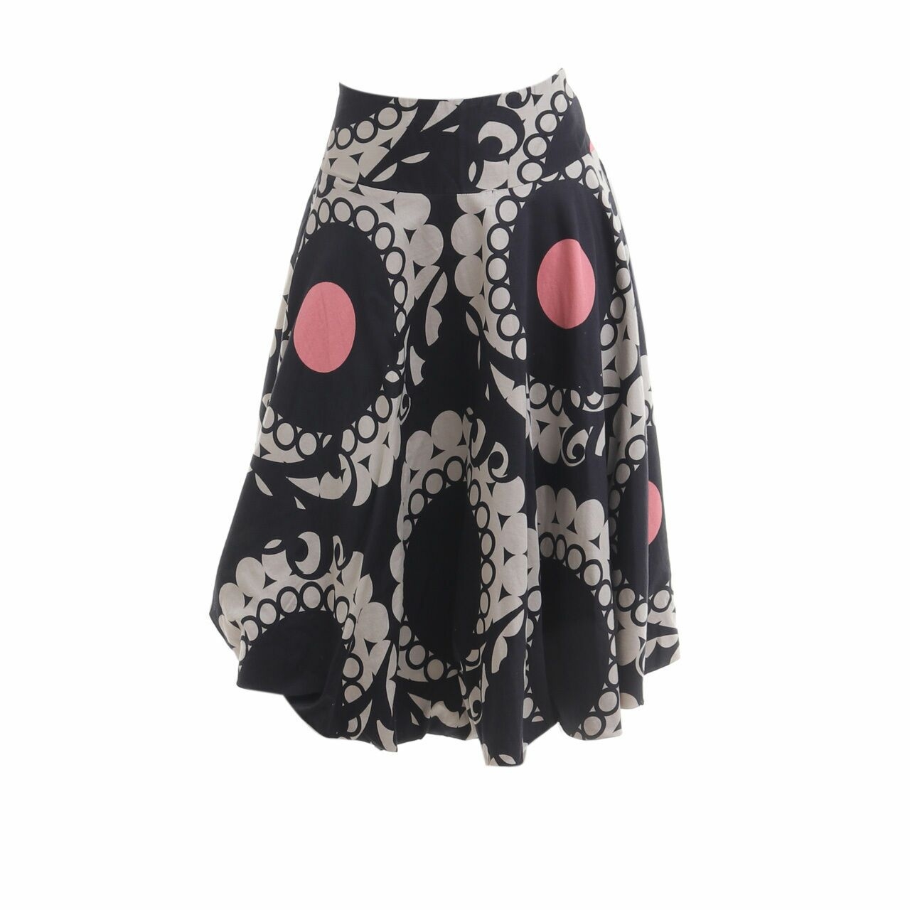 Topshop Black & Multi Mini Skirt