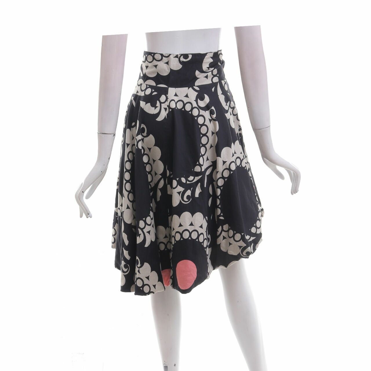 Topshop Black & Multi Mini Skirt