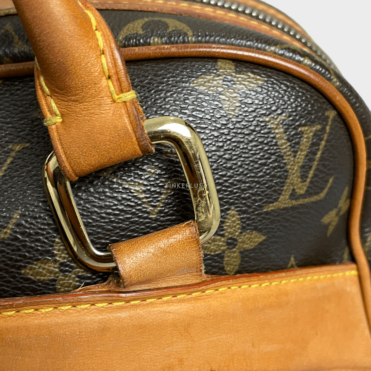 Louis Vuitton Mizi Top Handle Monogram Canvas Handbag