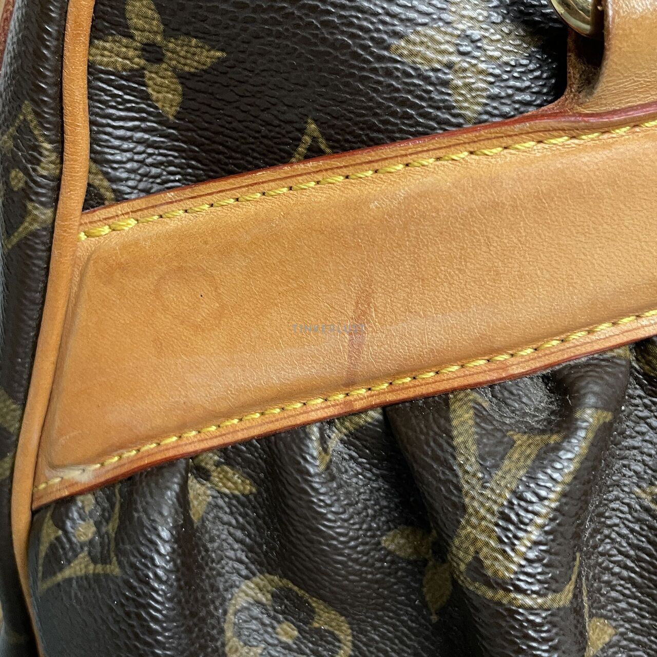 Louis Vuitton Mizi Top Handle Monogram Canvas Handbag