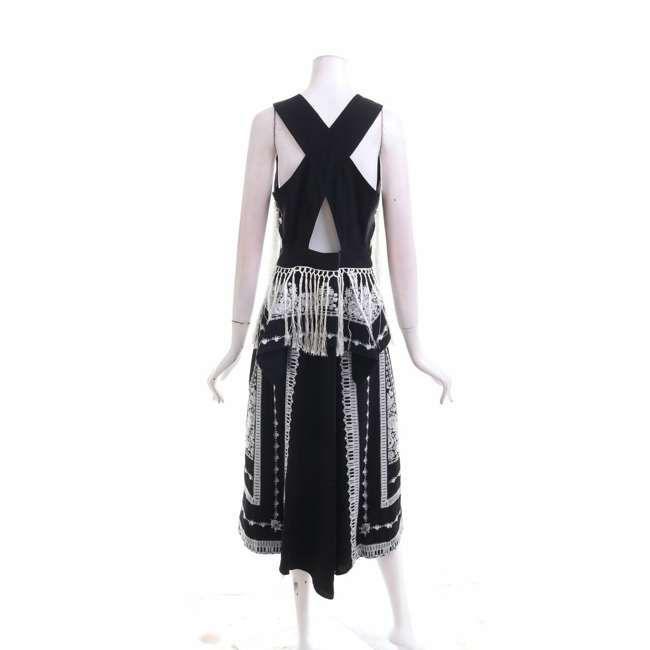 BCBG Max Azria Black Midi Dress