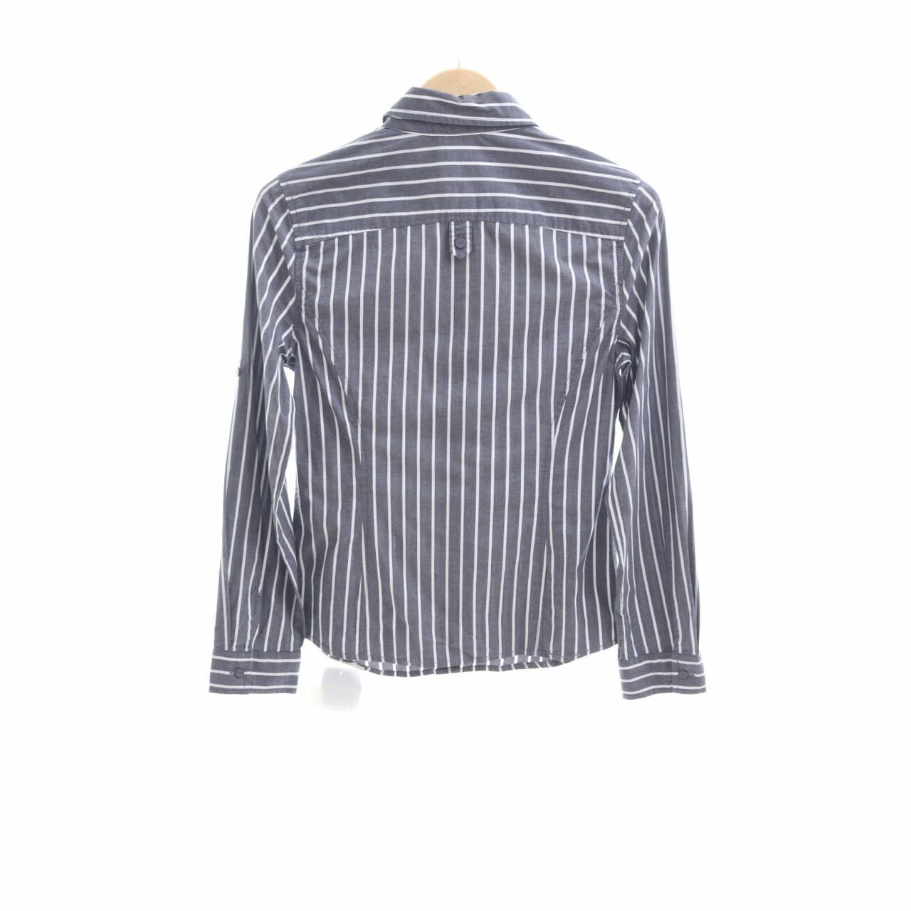 Bossini Grey & White Stripes Shirt