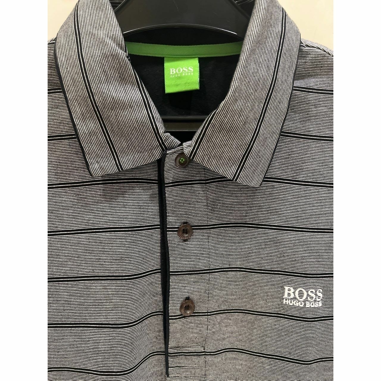 Boss by Hugo Boss Silver & Black Stripes Kaos