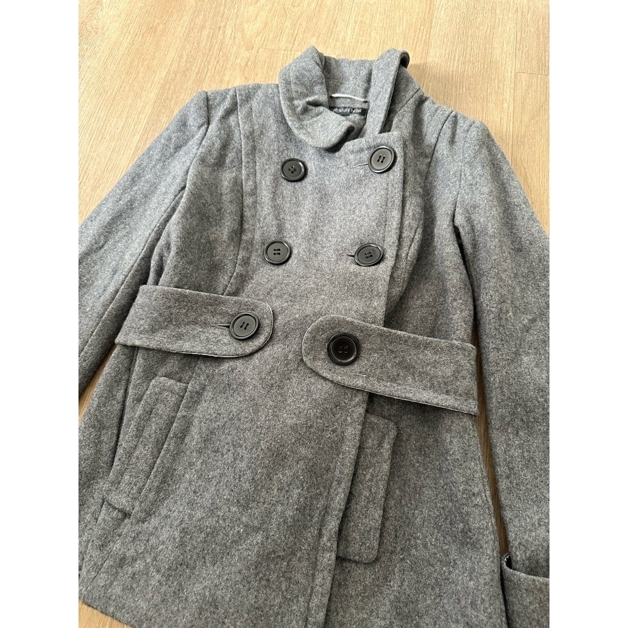 Forever New Grey Coat Winter Size XS
