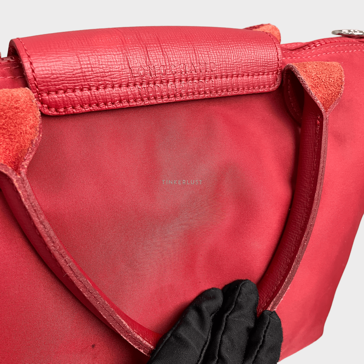 Longchamp Red Tote Bag