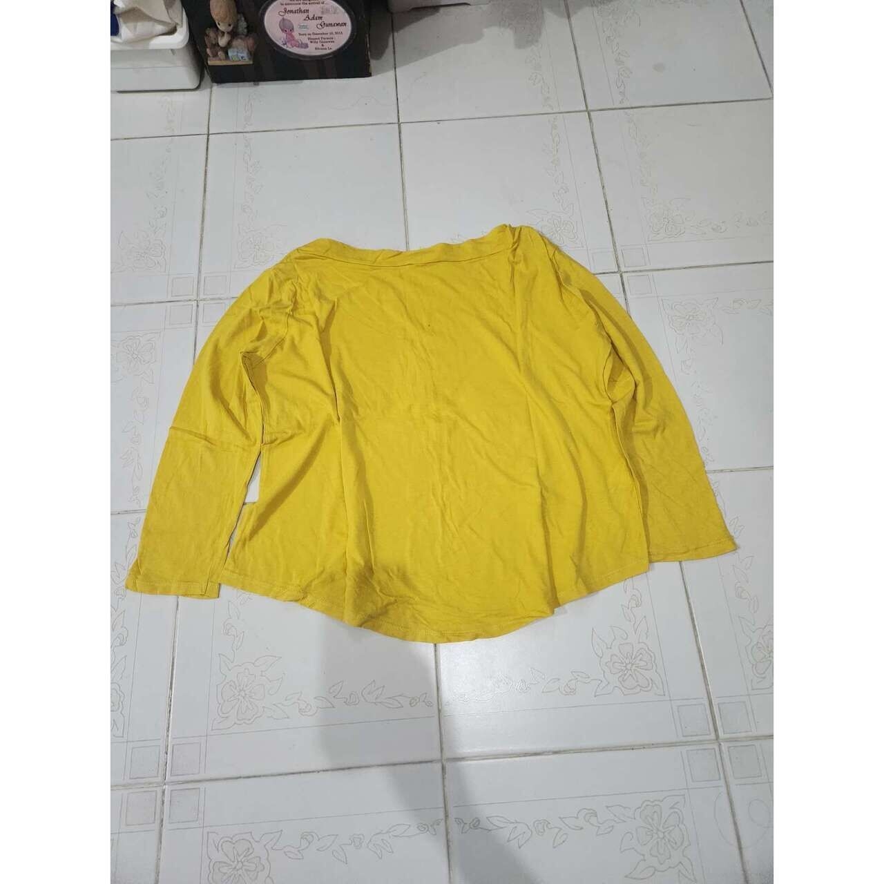 Mango Yellow Long Sleeve T-Shirt