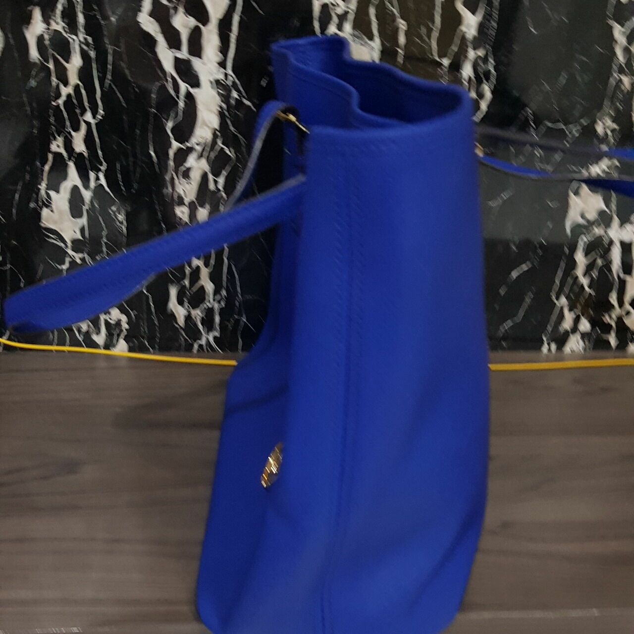 Michael Kors Blue Organic Tote Bag
