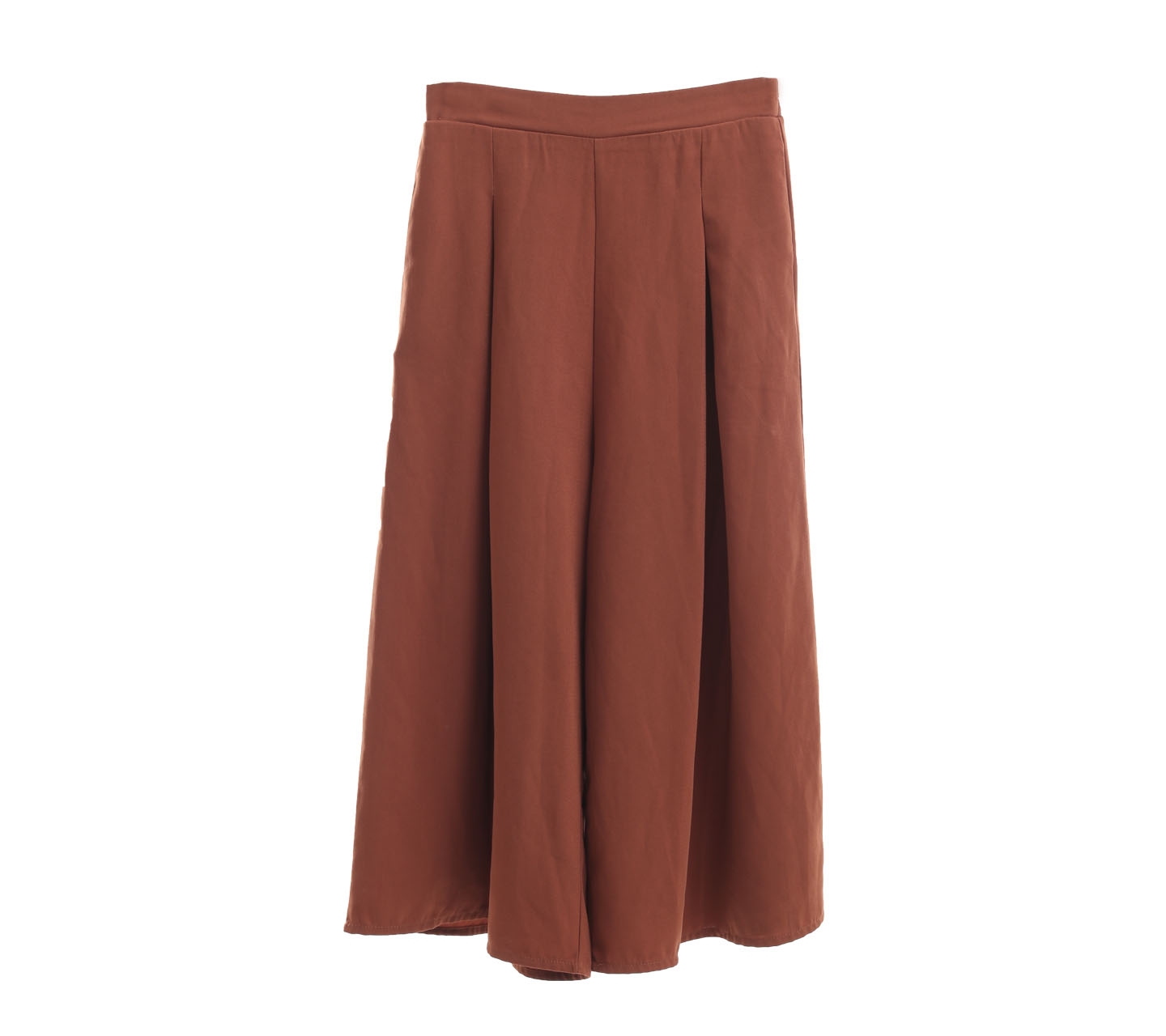 This Is April Brown Culottes Cropped Pants