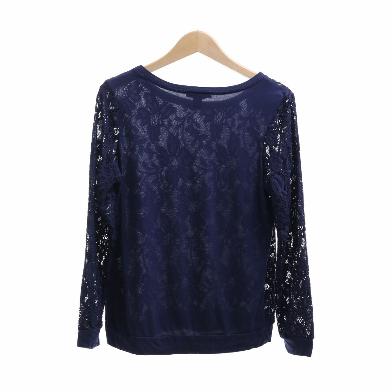 Forever 21 Dark Blue Lace Blouse