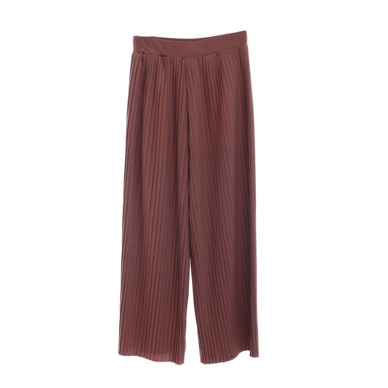 Private Collection Mocca Pleats Cullotes Long Pants