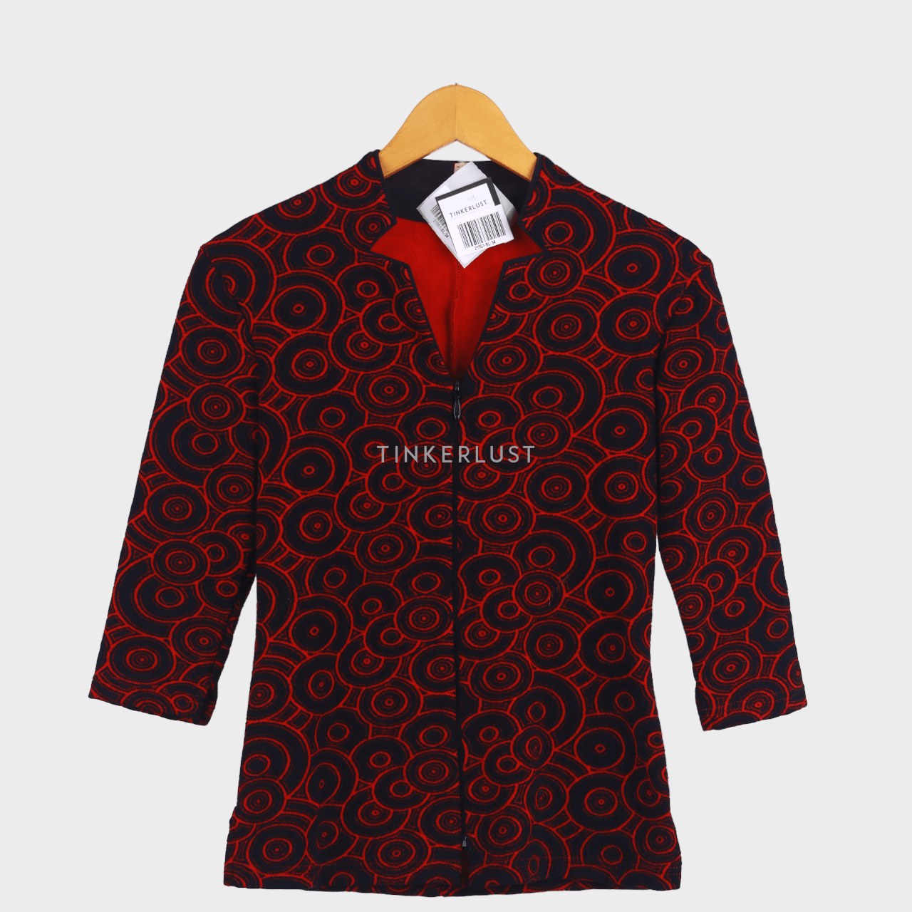 Private Collection Black & Red Blouse