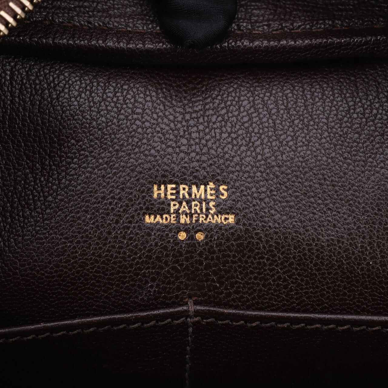 Hermes Plume Brown Porosus Crocodile Stamp F Square Handbag	