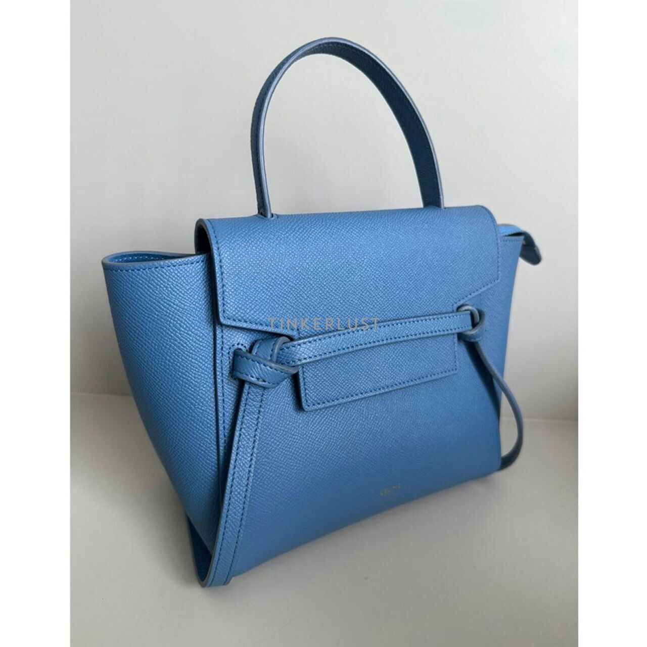 Celine Belt Bag Blue Nano Satchel