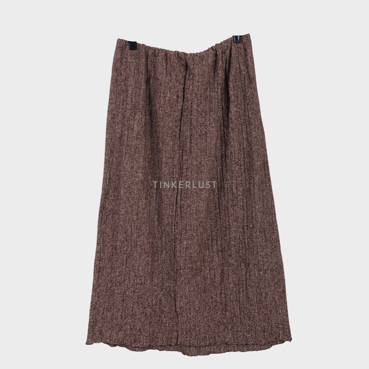 Zara Brown Knit Midi Skirt