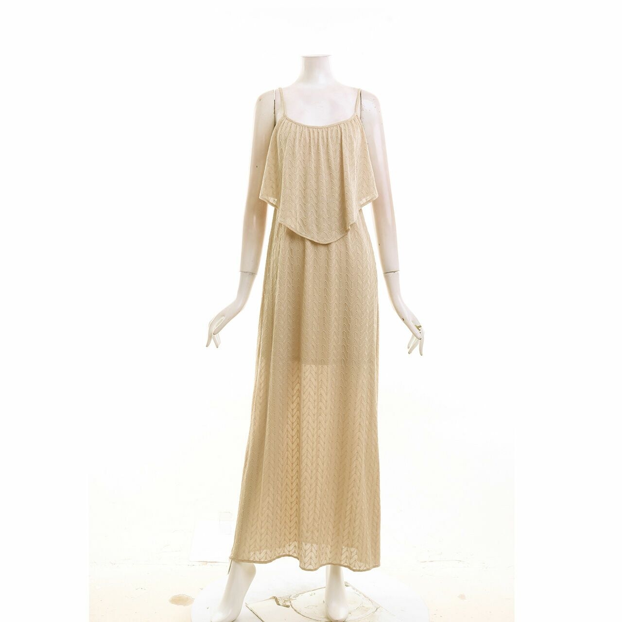 Miss Selfridge Brown Long Dress