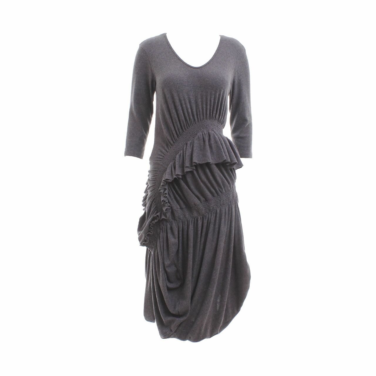 (X)SML Grey Midi Dress